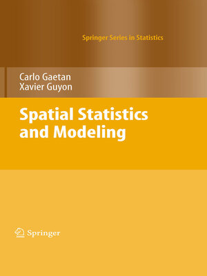 cover image of Spatial Statistics and Modeling